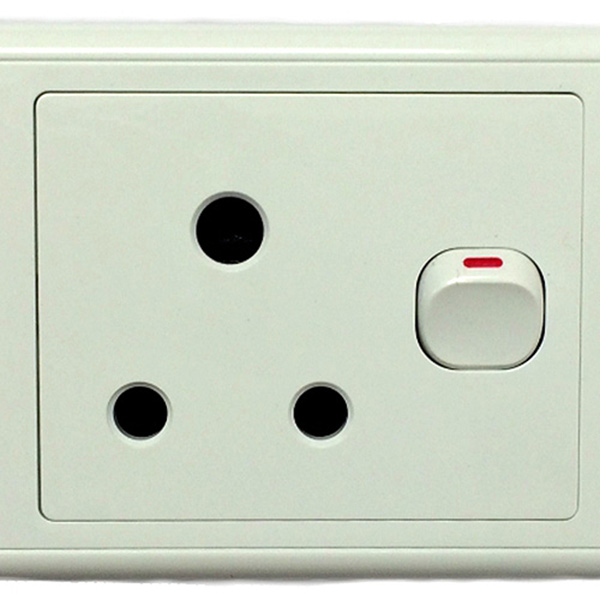 SOCKET & COV 1X15AMP COMP 4X2 SOCKET & COV 1X15AMP COMP 4X2