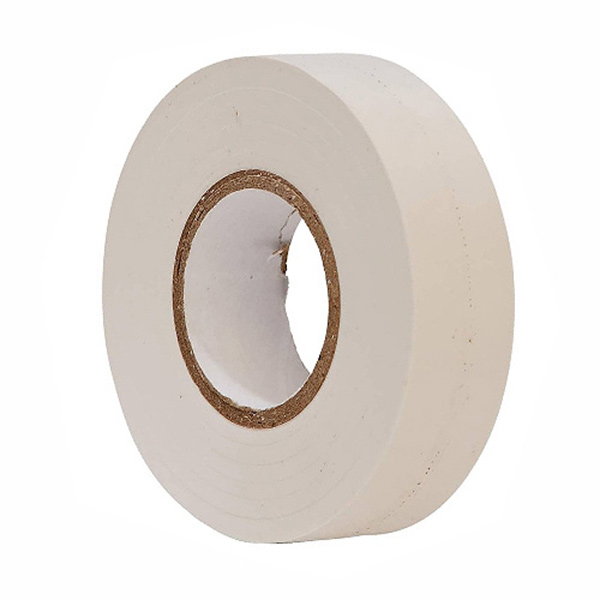Ins tape pvc 20mt white econo Ins tape pvc 20mt white econo