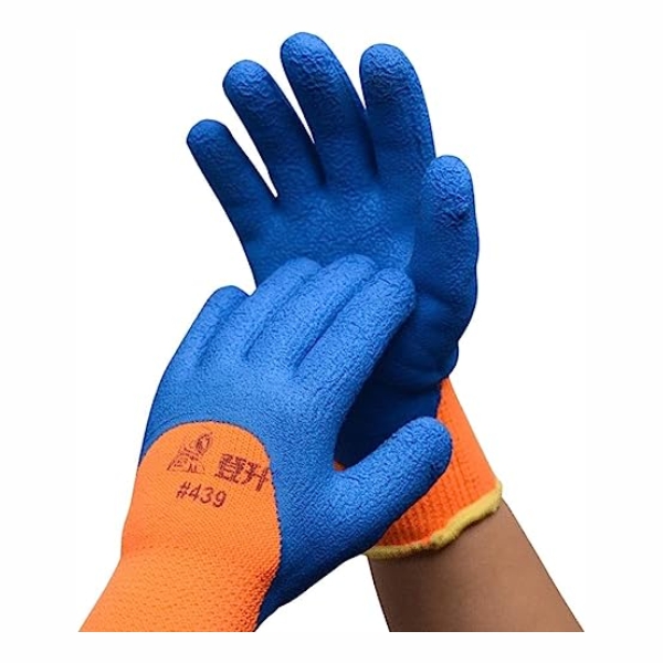 GLOVE THERMO GRIP WRIST BL&OR GLOVE THERMO GRIP WRIST BL&OR