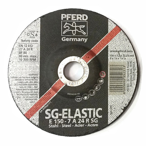 GR DISC STEEL 150-7 SG PFERD GR DISC STEEL 150-7 SG PFERD