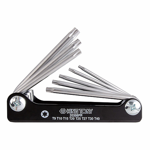 KING TONY KNIFE TYPE TORX SET T9-T4 KING TONY KNIFE TYPE TORX SET T9-T4