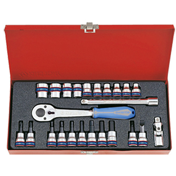 KING TONY 3/8DR 24PC SOCKET SET KING TONY 3/8DR 24PC SOCKET SET