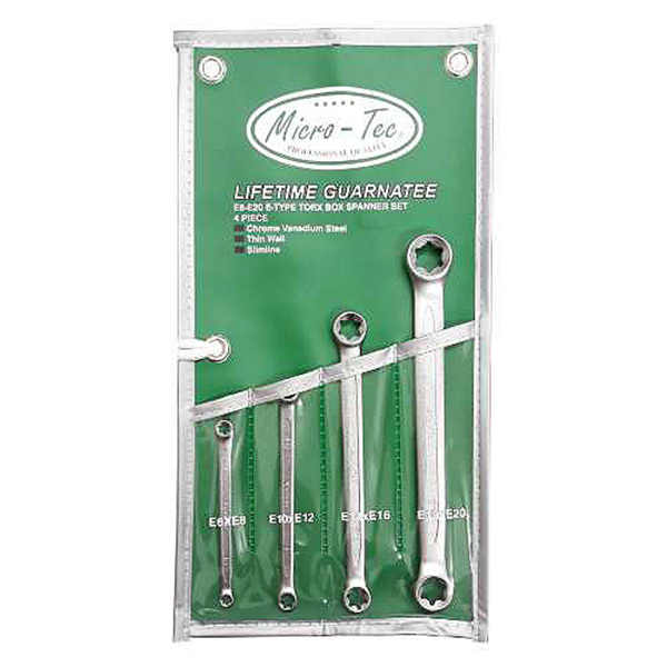 WRENCH SET TORX FEMALE 4PC M/TEC WRENCH SET TORX FEMALE 4PC M/TEC