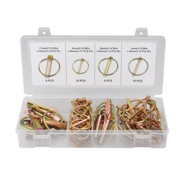 LINCH PIN SET ASSORTED 50PCS LINCH PIN SET ASSORTED 50PCS