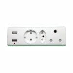 M/PLUG 1X16A 1XSLOT 1XSCH 2XUSB NO CORD M/PLUG 1X16A 1XSLOT 1XSCH 2XUSB NO CORD