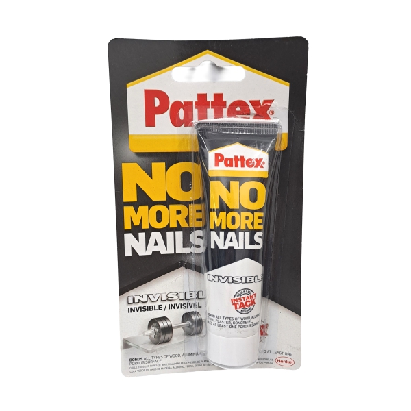 NO MORE NAILS 40GR INVISIBLE PATTEX NO MORE NAILS 40GR INVISIBLE PATTEX