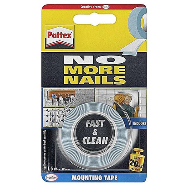 NO MORE NAILS TAPE 80KG PATTEX NO MORE NAILS TAPE 80KG PATTEX