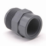PVC REDUCING BUSH 3/4"MX1/2"F BSP