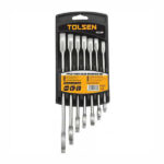 SPANNER SET RATCHET 07PC 08-19 TOLSEN SPANNER SET RATCHET 07PC 08-19 TOLSEN