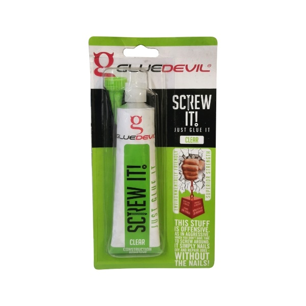 SCREW IT 90ML CLEAR GLUE DEVIL SCREW IT 90ML CLEAR GLUE DEVIL