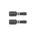 SQ IMPACT BIT 2 X 25MM 2PC T/C SQ IMPACT BIT 2 X 25MM 2PC T/C