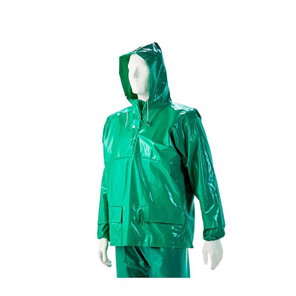 JACKET STORM PVC GREEN S JACKET STORM PVC GREEN S