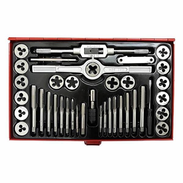 TAP & DIE SET 40P C/ST BLUE BOX JAVELIN