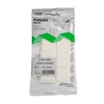 ADH FELT PADS SQ WH 25MM 8PC