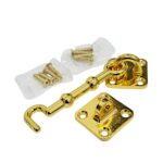 HOOK CABIN 100MM BRASS