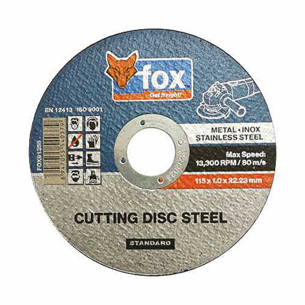 CUT DISC INOX 115-1.0 FOX CUT DISC INOX 115-1.0 FOX