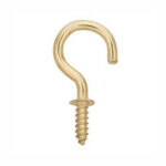 HOOK CUP ROUND 19MM B/P 6PC HOOK CUP ROUND 19MM B/P 6PC