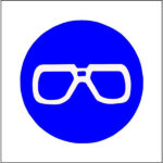 SIGN 290X290 EYE PROTECTION