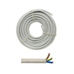FLEX CABLE 3C 1.5MM WHITE 5MT