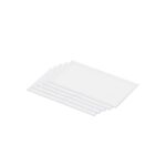 GLASS LENS RECT CLEAR 108X50 5PC