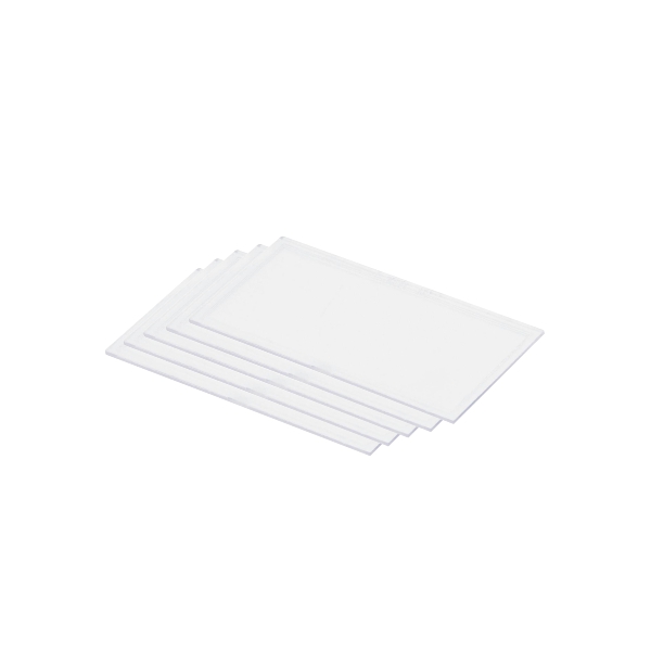 GLASS LENS RECT CLEAR 108X50 5PC GLASS LENS RECT CLEAR 108X50 5PC