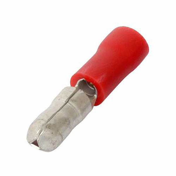 LUG CON BUL MALE RED 4MM 22-16 5PC LUG CON BUL MALE RED 4MM 22-16 5PC