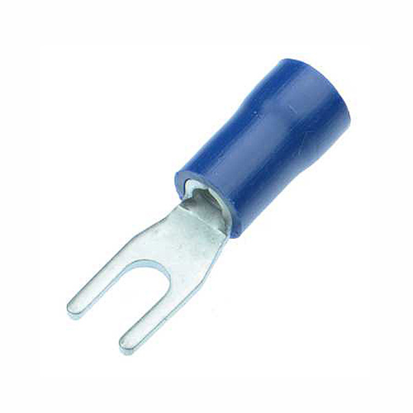 LUG FL FORK BLUE 4.3MM 16-14 20PC LUG FL FORK BLUE 4.3MM 16-14 20PC