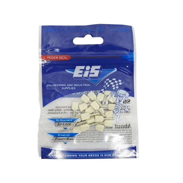 LUG SLEEVE WHITE 2 X.5MM 20P LUG SLEEVE WHITE 2 X.5MM 20P