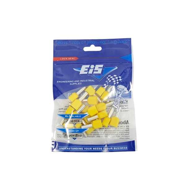 LUG SLEEVE YEL 2 X6.0MM 20P LUG SLEEVE YEL 2 X6.0MM 20P