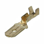 BRASS LUG MALE 6.4MM 5PC BRASS LUG MALE 6.4MM 5PC