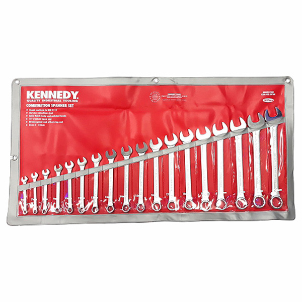 SPANNER SET COMB 06-24 18PC KENNEDY SPANNER SET COMB 06-24 18PC KENNEDY
