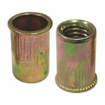 M6 RIVET NUTS THIN SHEET RIBBED