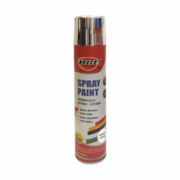 S/PAINT MIRROR CHR 300ML NASCA S/PAINT MIRROR CHR 300ML NASCA