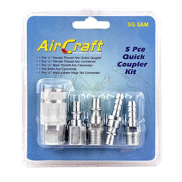 QUICK COUPLER SET 5PC QUICK COUPLER SET 5PC