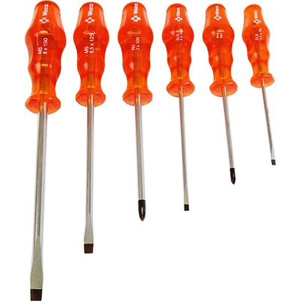 S/DRIVER SET 6PC WERA ORANGE S/DRIVER SET 6PC WERA ORANGE