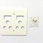 C/TREE DBL SOCKET COV PLATE 4X4 C/TREE DBL SOCKET COV PLATE 4X4