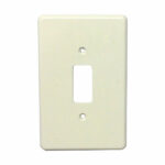 SWITCH COVER PLATE 1W STEEL C/TREE
