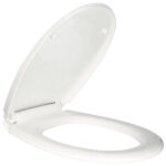 TOILET SEAT PLASTIC WHITE TOILET SEAT PLASTIC WHITE