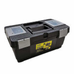 TOOLBOX PLASTIC BLACK 40CM ADDIS