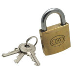 PADLOCK TRI-BRASS NO261 20MM