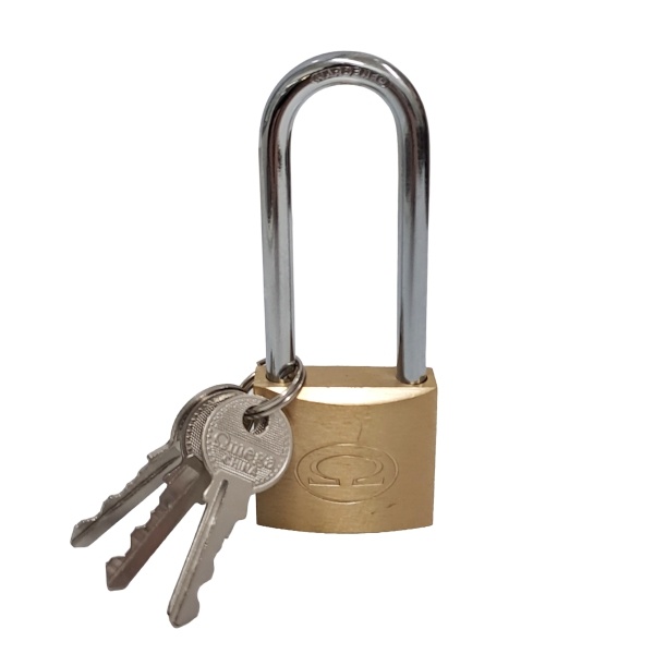 PADLOCK TRI-BRASS 38MM L/SHACK PADLOCK TRI-BRASS 38MM L/SHACK