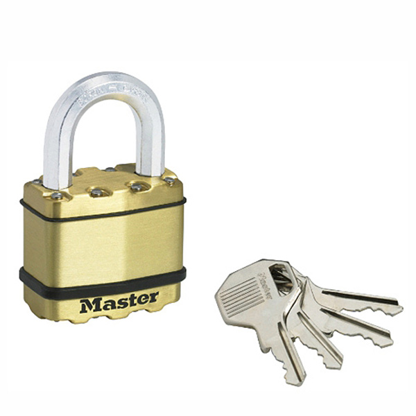 PADLOCK LAM BRASS 50MM M/LOCK PADLOCK LAM BRASS 50MM M/LOCK