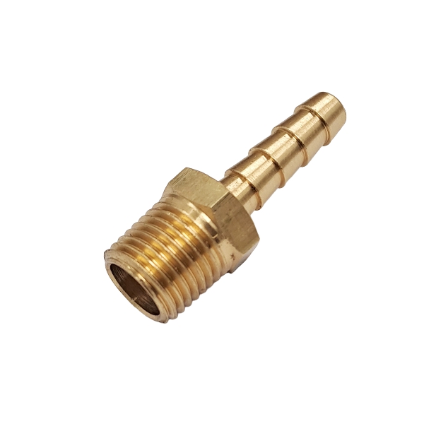BR A/LINE BARB 1/4" X 6.35 BR A/LINE BARB 1/4" X 6.35