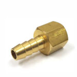 BRASS 1/4” FEMALE HOSE TAIL 8mm BRASS 1/4” FEMALE HOSE TAIL 8mm
