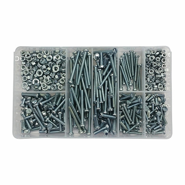 ASS MACH SCREWS METRIC 500PC ASS MACH SCREWS METRIC 500PC