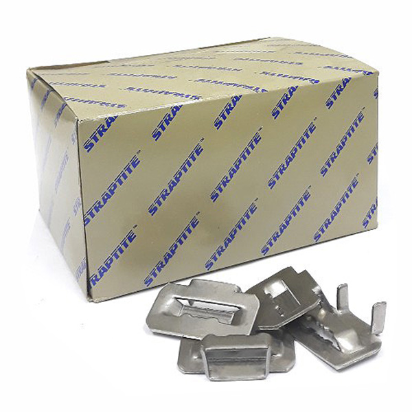 Strap buckles s/st 3/8" 100/box Strap buckles s/st 3/8" 100/box