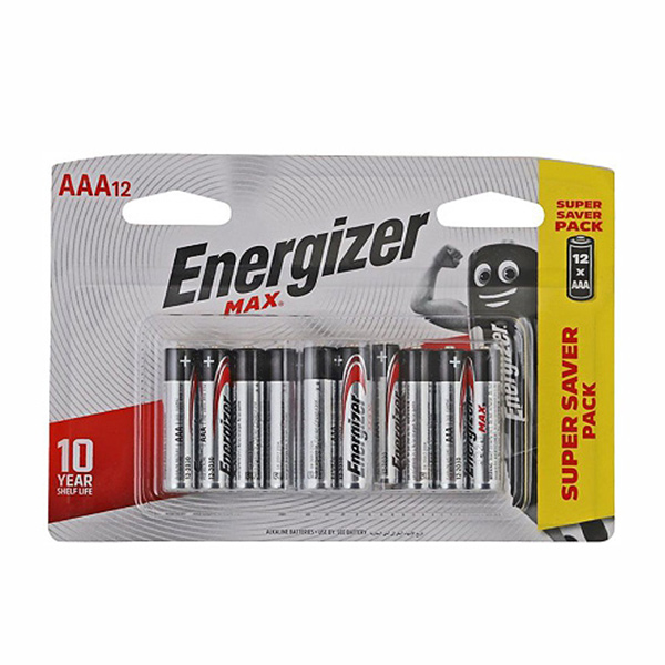 BATTERY AAA 12P ENERGIZER BATTERY AAA 12P ENERGIZER