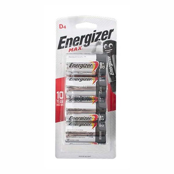 BATTERY D 4P ENERGIZER BATTERY D 4P ENERGIZER