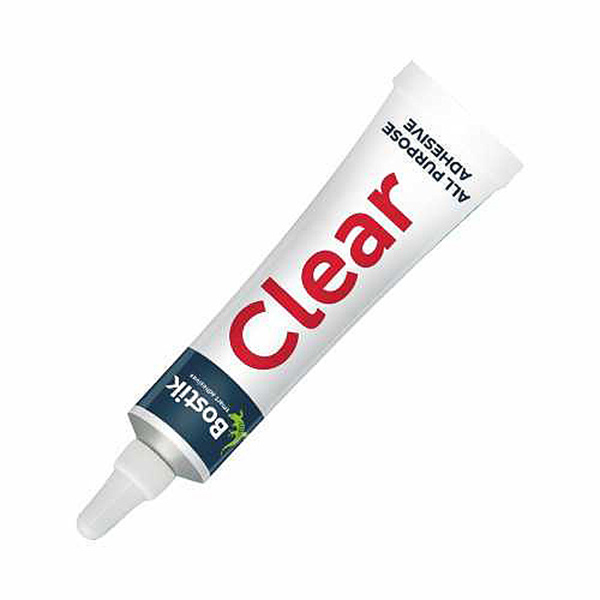 ADHESIVE CLEAR 25ML TUBE BOSTIK ADHESIVE CLEAR 25ML TUBE BOSTIK
