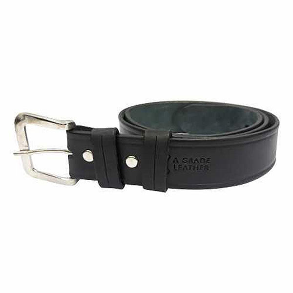 BELT LEATHER SIZE M 116CM BLACK 34 BELT LEATHER SIZE M 116CM BLACK 34